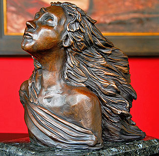 Bronze Woman Sculpture by Teresa Yost