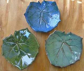 Leaf Bowl Set-small by Teresa Yost